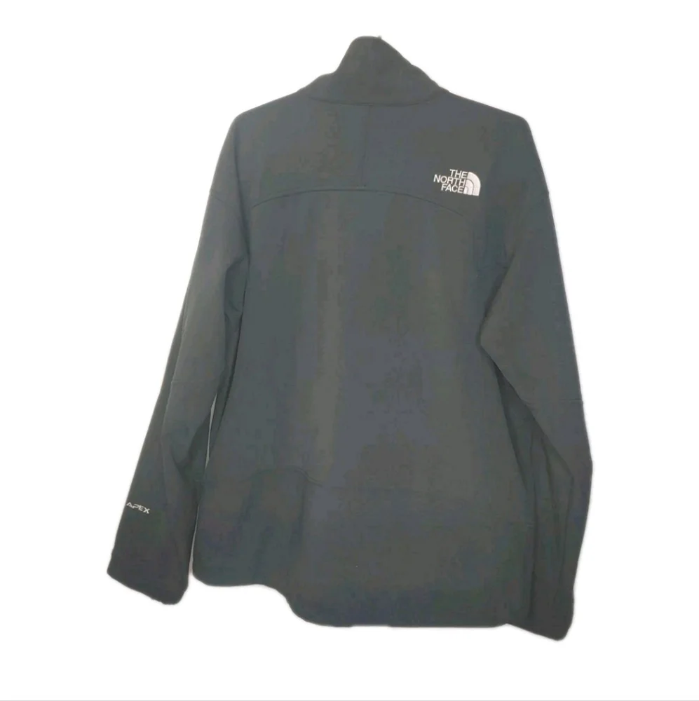 The North Face Apex Bionic Jacket Large Black Scuba Zip Fleece Lined Ski Winter